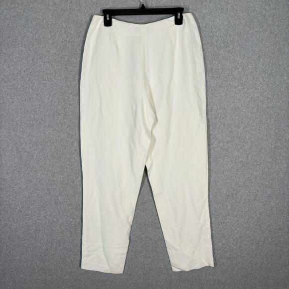 Vintage Casual Corner Linen Pants Sz 12 Lined Quiet Luxury Minimalist Nautical** - Picture 8 of 12